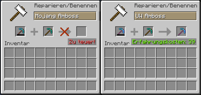 Amboss alt und neu