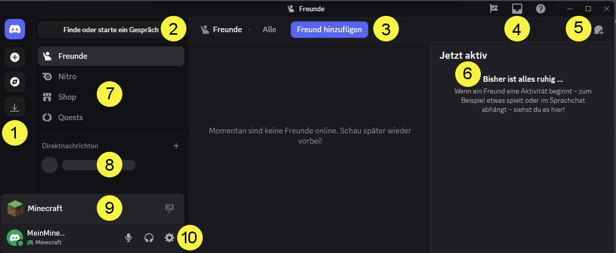 Freunde-Verwaltung