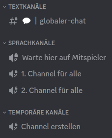 Text- und Sprachkanäle