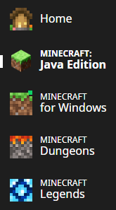 Java Edition und Bedrock Edition im Launcher