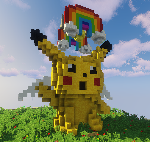 Rainbow Angel Pikachu