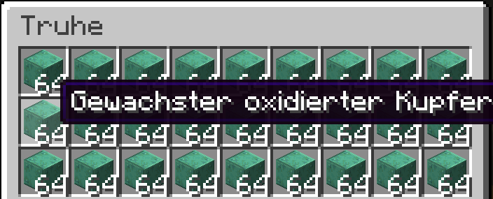 Gewachster Oxiedierter Kupferblock.png Gewachster Oxiedierter Kupferblock.png